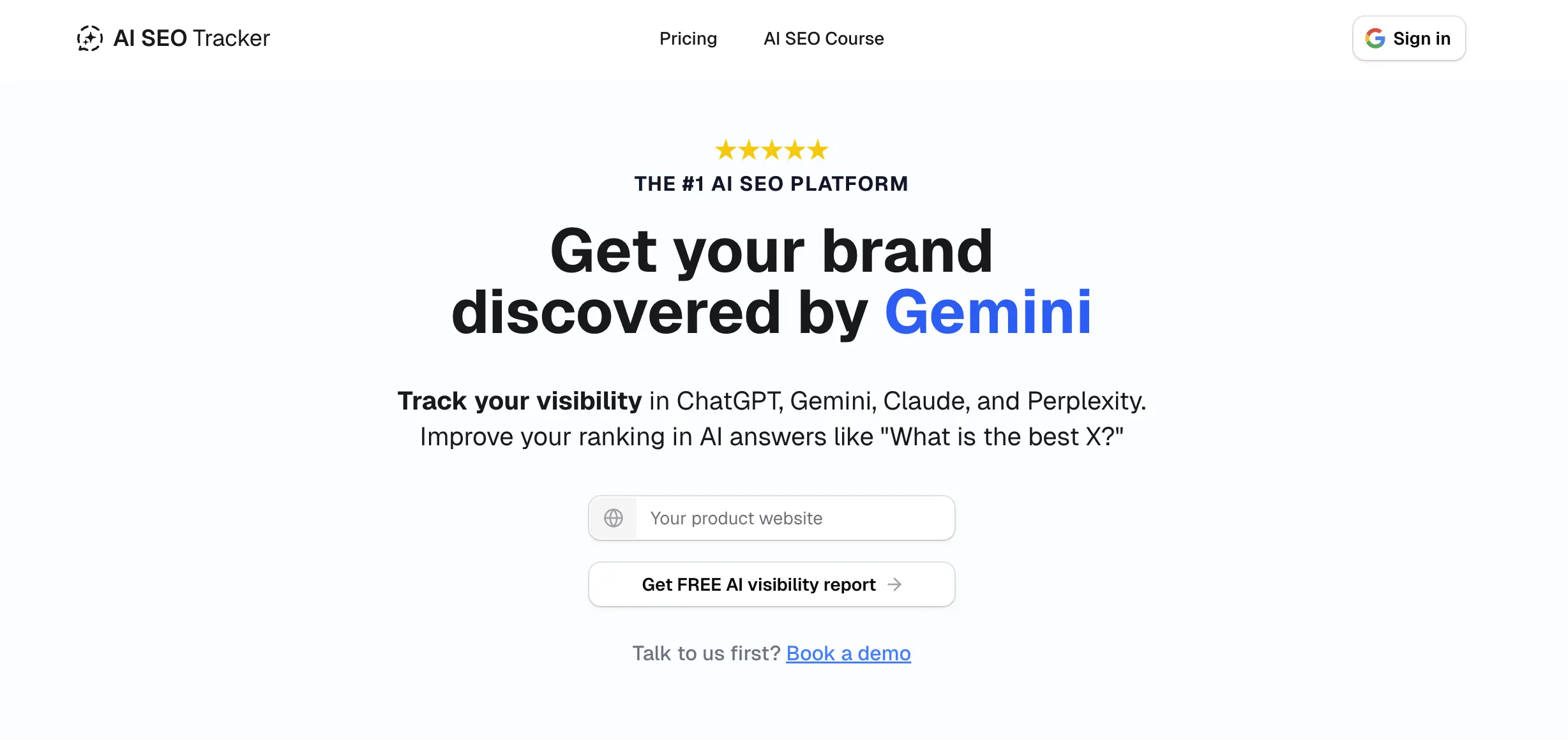 AI SEO Tracker Platform